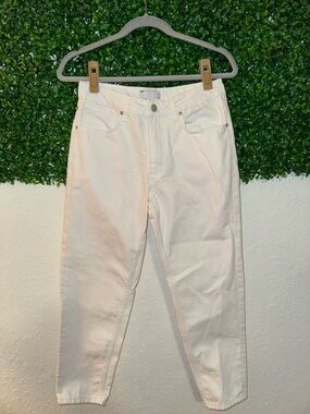 ASOS White Straight Leg Jeans